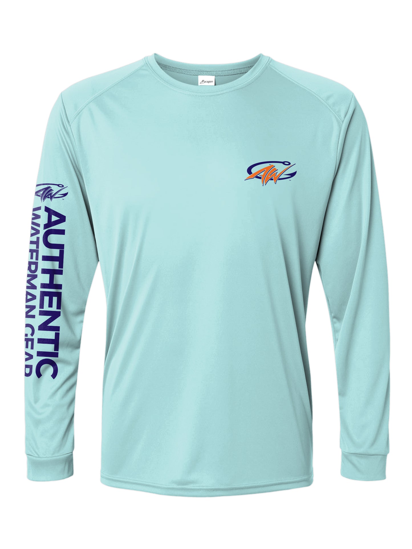 AWG - SHARK CAMO LOGO, ADULT PERFORMANCE LS