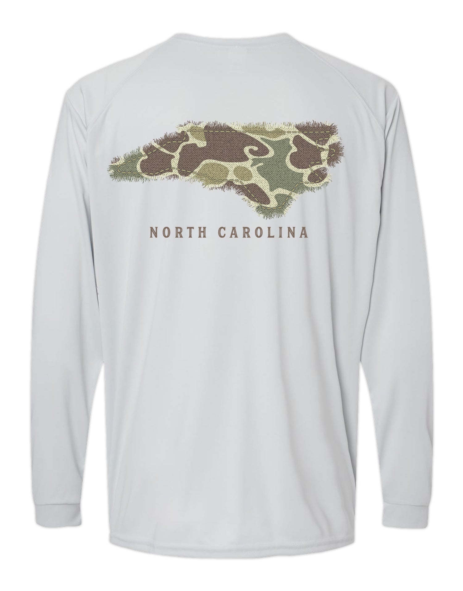 CAMO NORTH CAROLINA, ADULT PERFORMANCE LS – Live Oak Brand