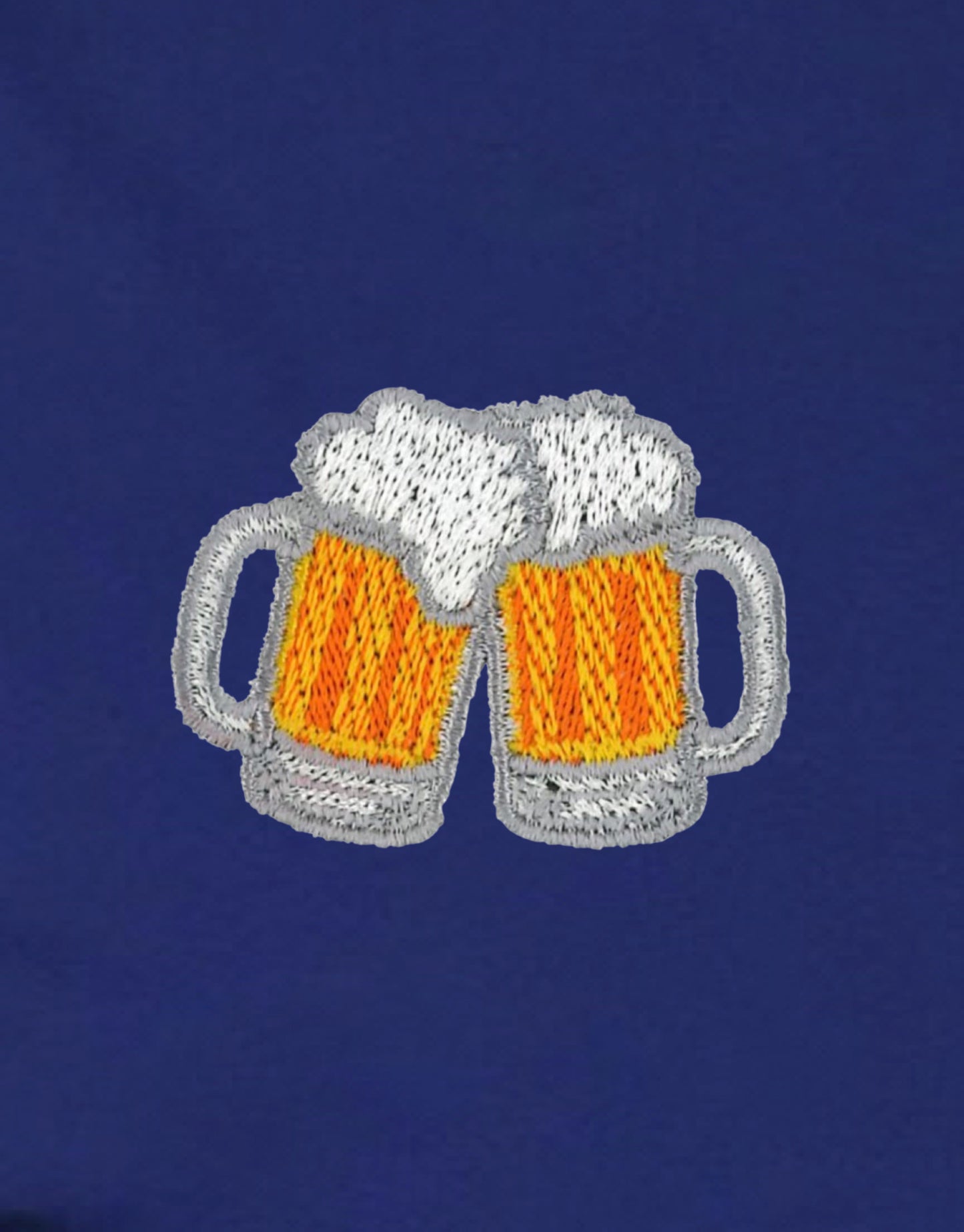 BEER MUGS PERFORMANCE POLO, TRUE NAVY