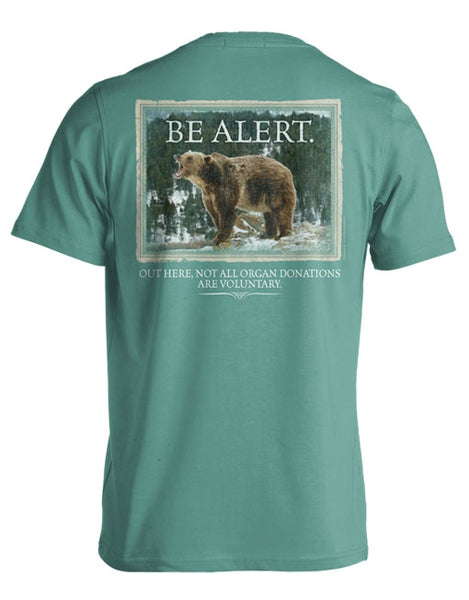BE ALERT