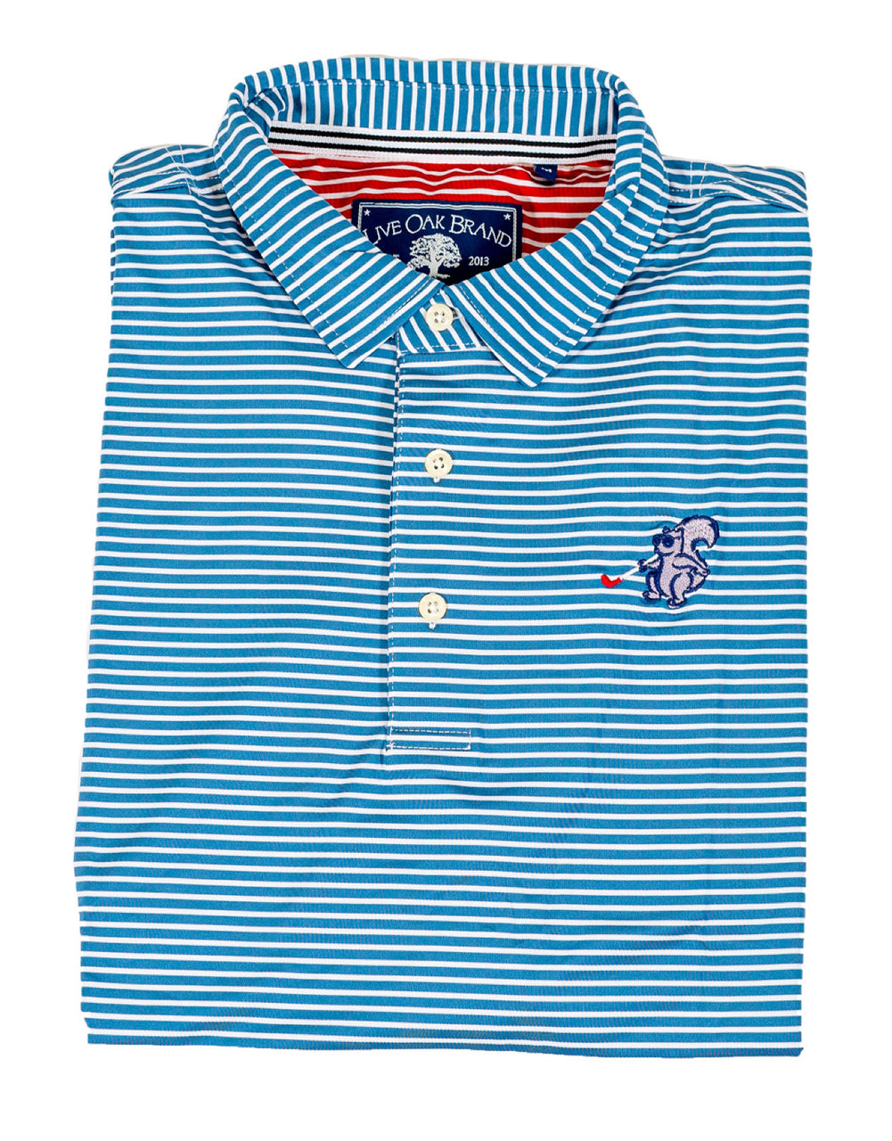 BLIND SQUIRREL PERFORMANCE POLO, INDIGO