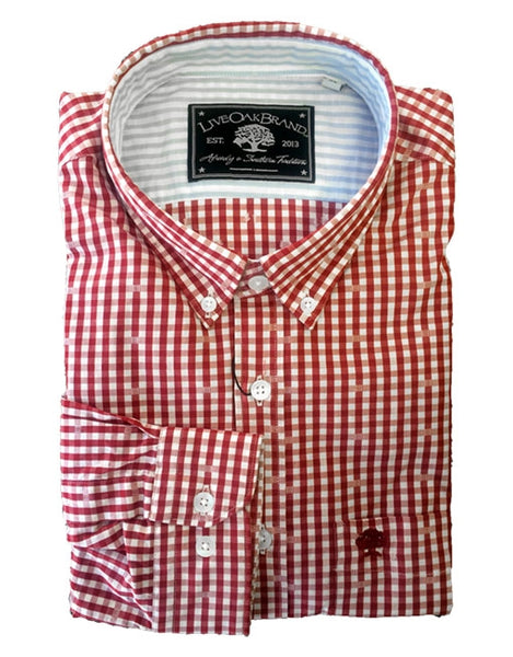 CRIMSON DOBBY SPORT SHIRT