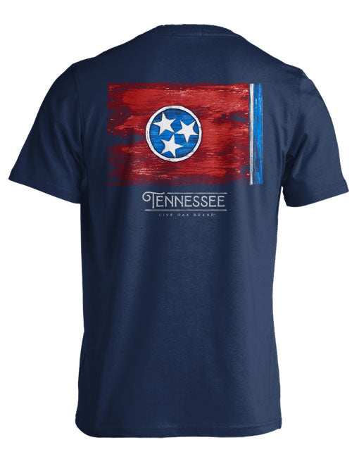 FADED FLAG, TENNESSEE (PRINTED TO ORDER)