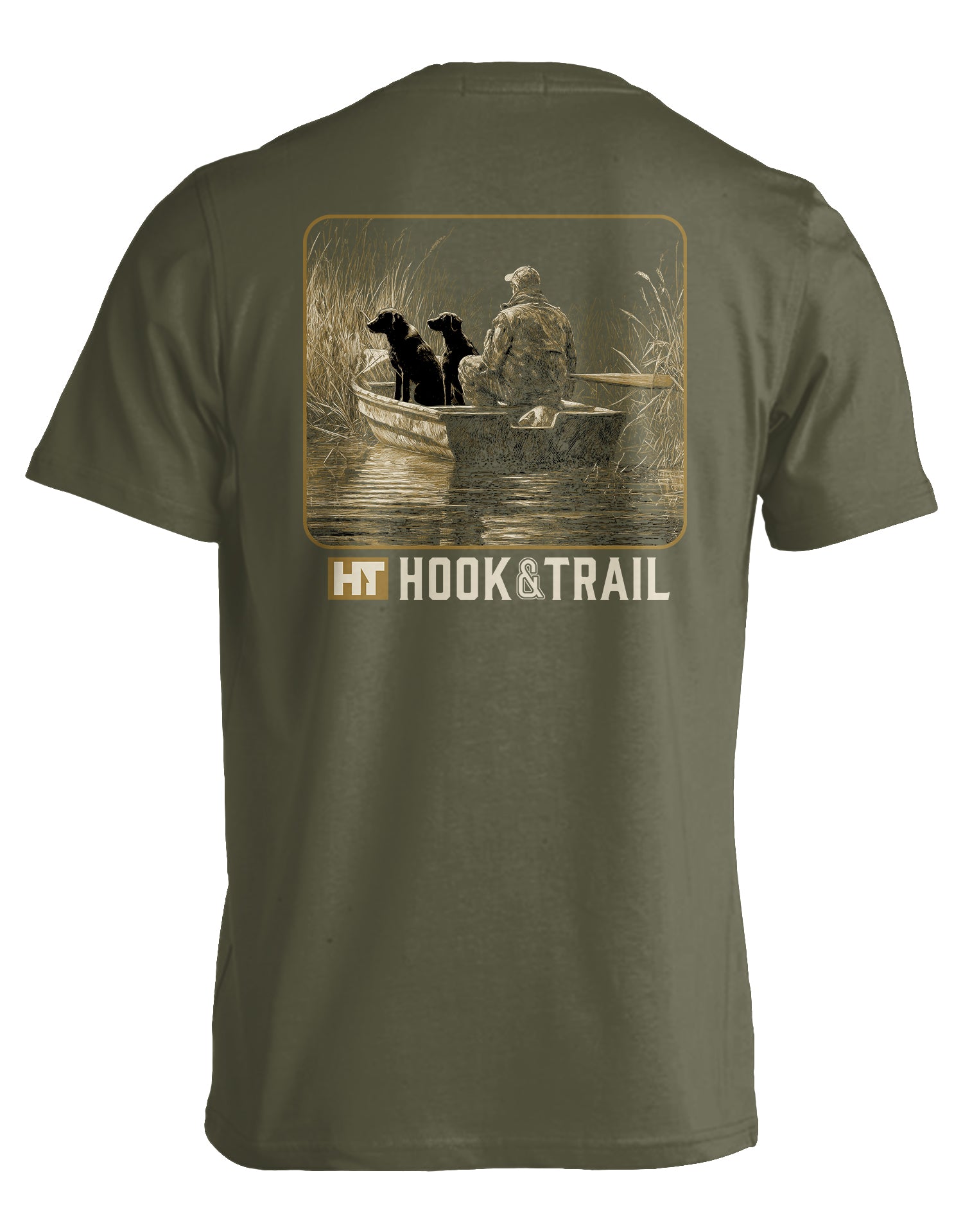 HOOK & TRAIL HOOK & TRAIL - JON BOAT MILITARY GREEN