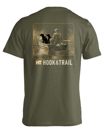 HOOK & TRAIL HOOK & TRAIL - JON BOAT MILITARY GREEN