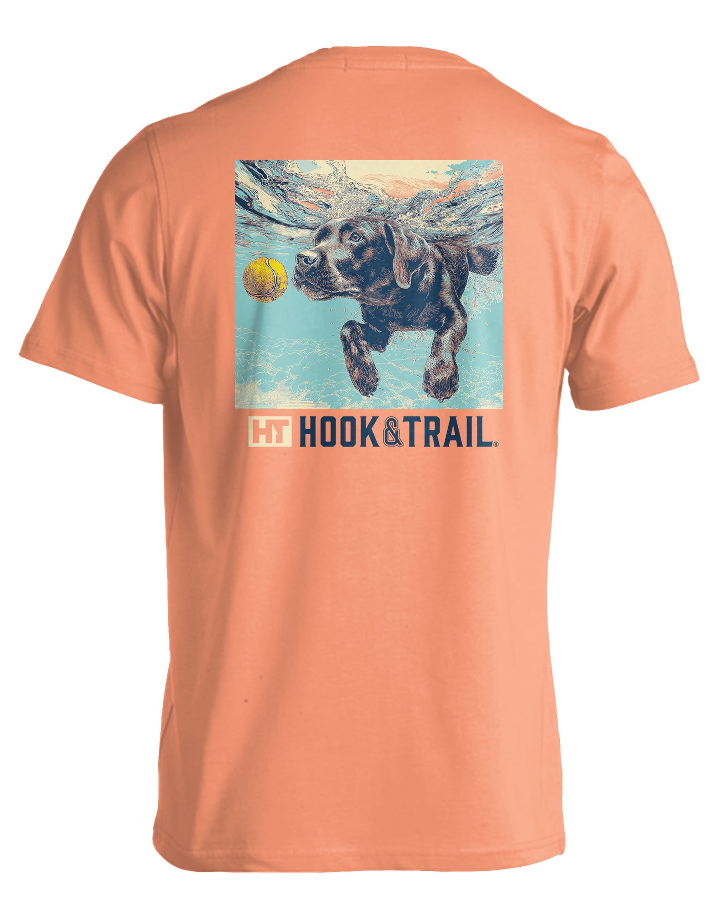 HOOK & TRAIL HOOK & TRAIL - LAB TENNIS BALL TANGERINE