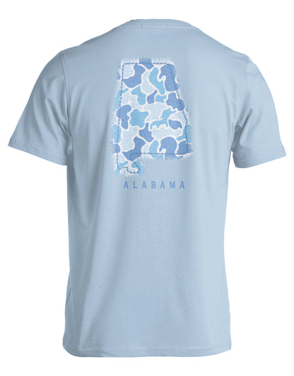 LIVE OAK BRAND AQUATIC CAMO STATE, ALABAMA HYDRANGEA