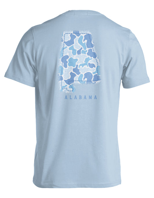 LIVE OAK BRAND AQUATIC CAMO STATE, ALABAMA HYDRANGEA