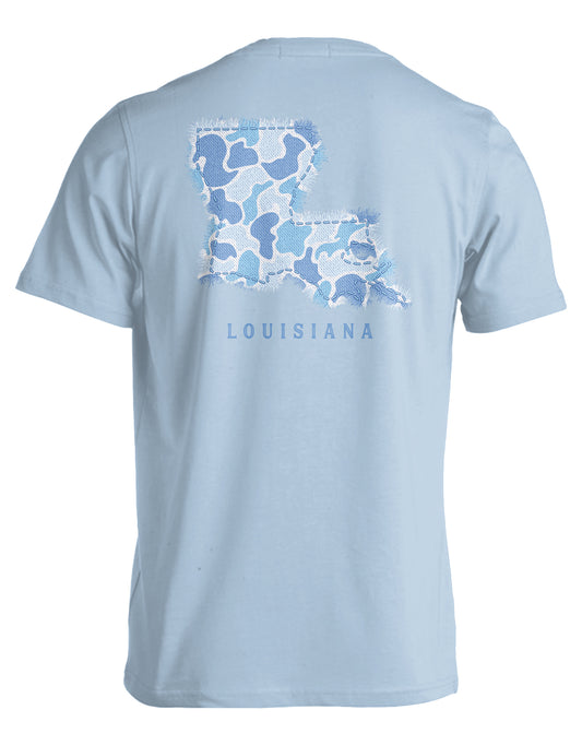 LIVE OAK BRAND AQUATIC CAMO STATE, LOUISIANA HYDRANGEA