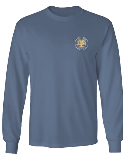 LIVE OAK BRAND BUCK CAMO BADGE, ADULT LS