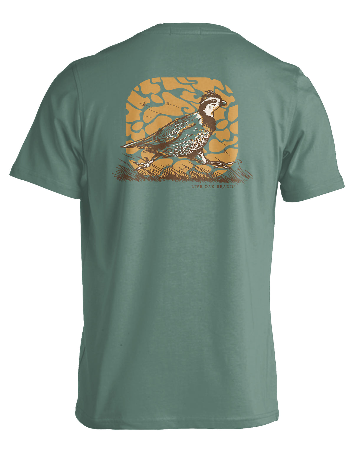 LIVE OAK BRAND CAMO QUAIL LIGHT GREEN