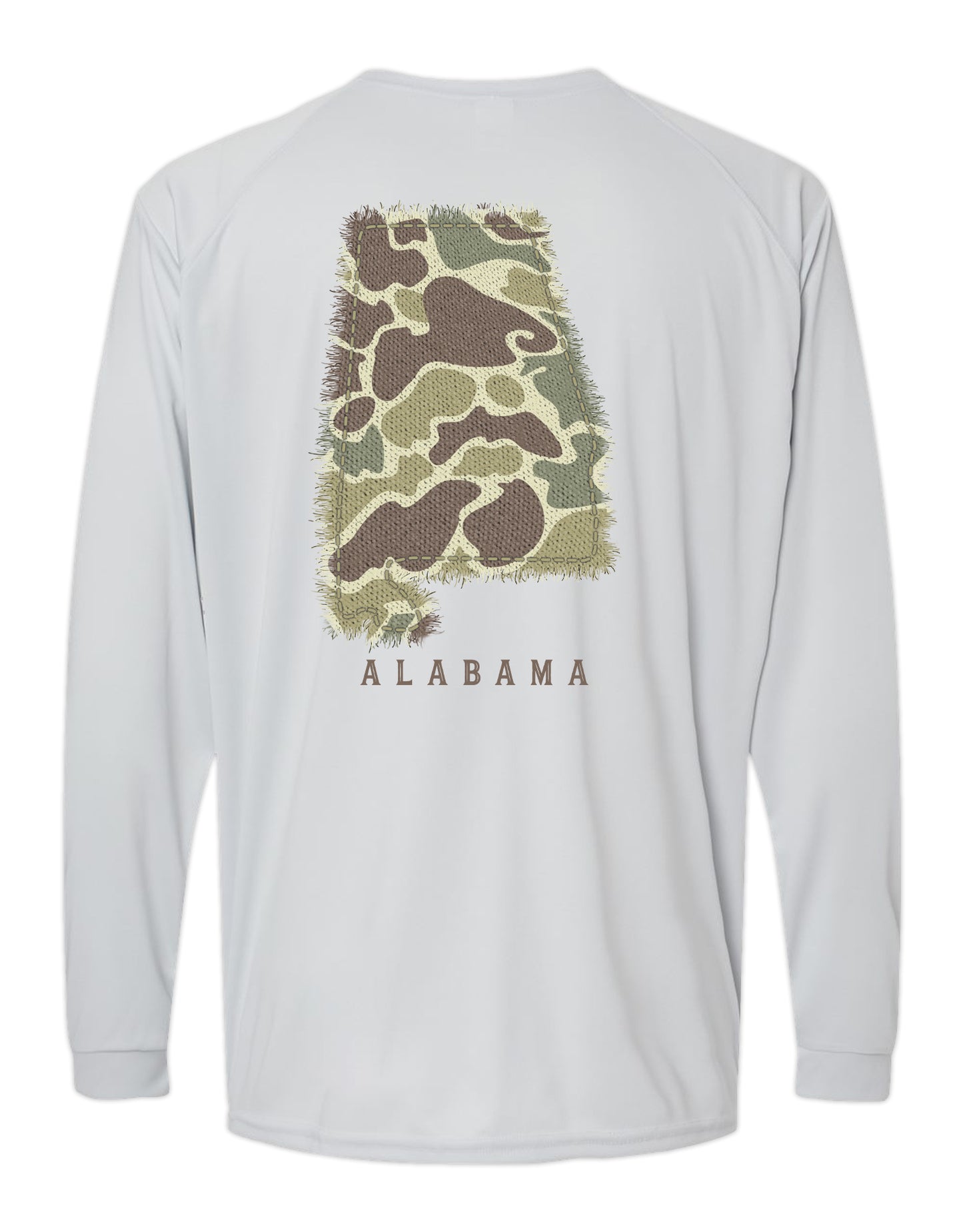 CAMO ALABAMA, ADULT PERFORMANCE LS (PRINTED TO ORDER)