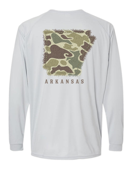 CAMO ARKANSAS, ADULT PERFORMANCE LS (PRINTED TO ORDER)