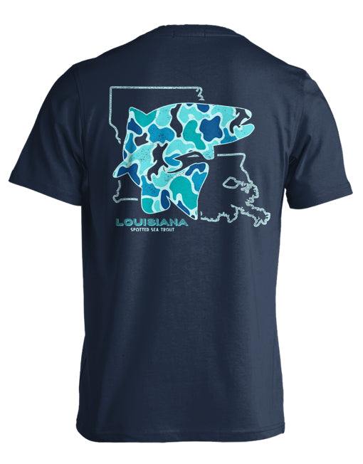 CAMO STATE FISH, LOUISIANA (PRINTED TO ORDER)