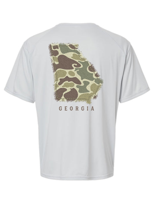 CAMO GEORGIA, ADULT PERFORMANCE SS (PRINTED TO ORDER)