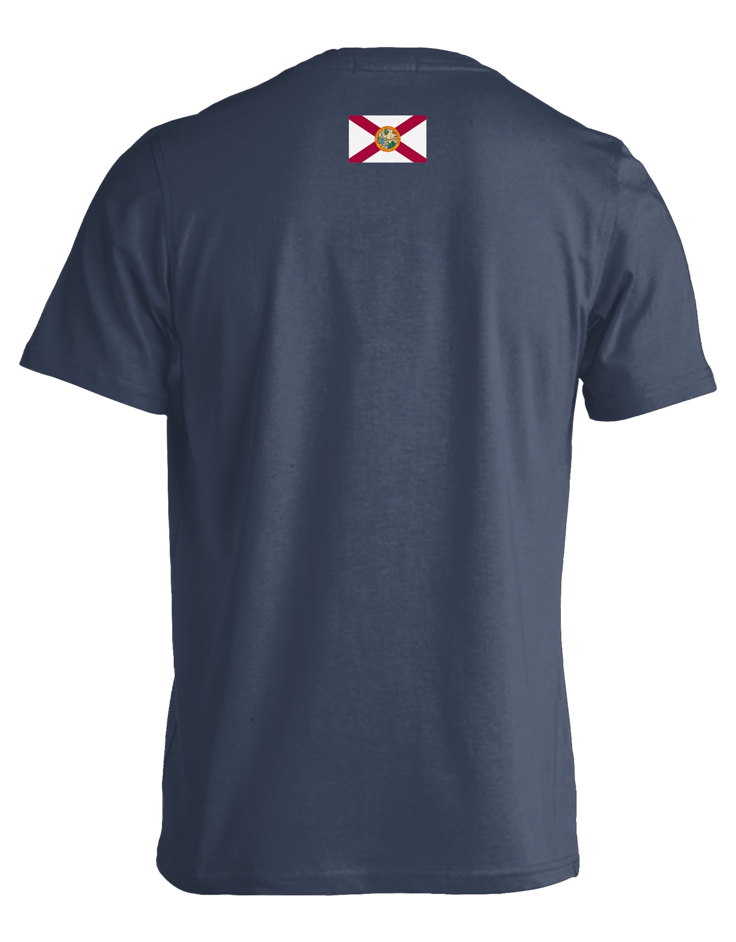 LIVE OAK BRAND FLAG TEE, FLORIDA DENIM