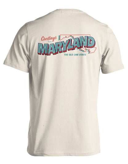 LIVE OAK BRAND GREETINGS FROM MARYLAND IVORY