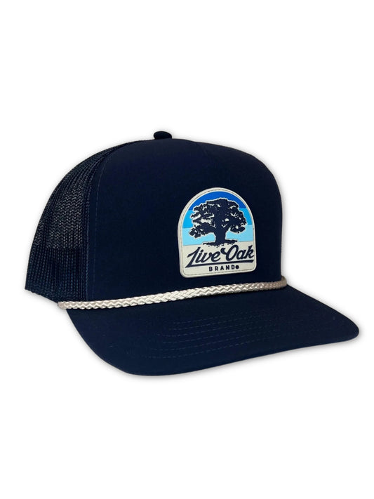 TRUCKER HAT, SUNSET LOGO