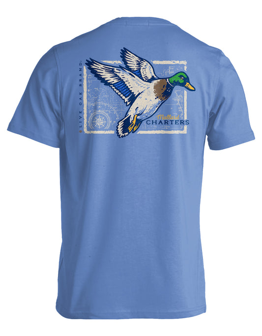 LIVE OAK BRAND NAUTICAL CHARTERS (MALLARD) MYSTIC BLUE