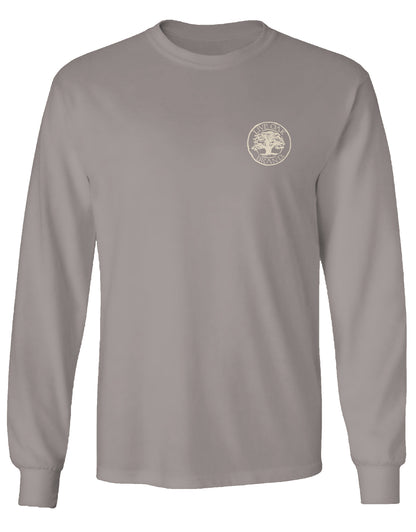 LIVE OAK BRAND OLD SCHOOL CAMO, BOTTOMLAND, ADULT LS