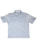 MEN'S STRIPED SS PERFORMANCE POLO, BEL AIR BLUE