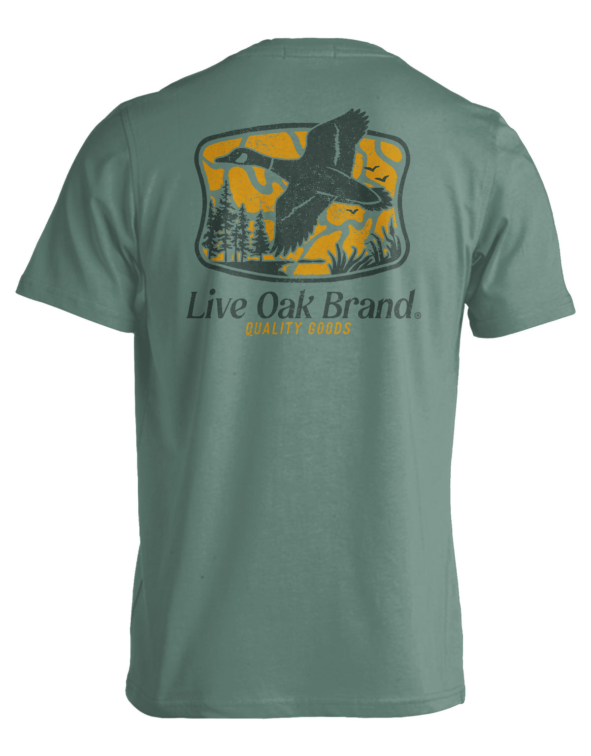 LIVE OAK BRAND QUALITY GOODS, DUCK LIGHT GREEN