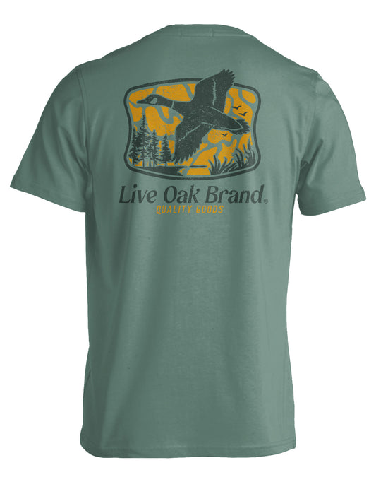 LIVE OAK BRAND QUALITY GOODS, DUCK LIGHT GREEN