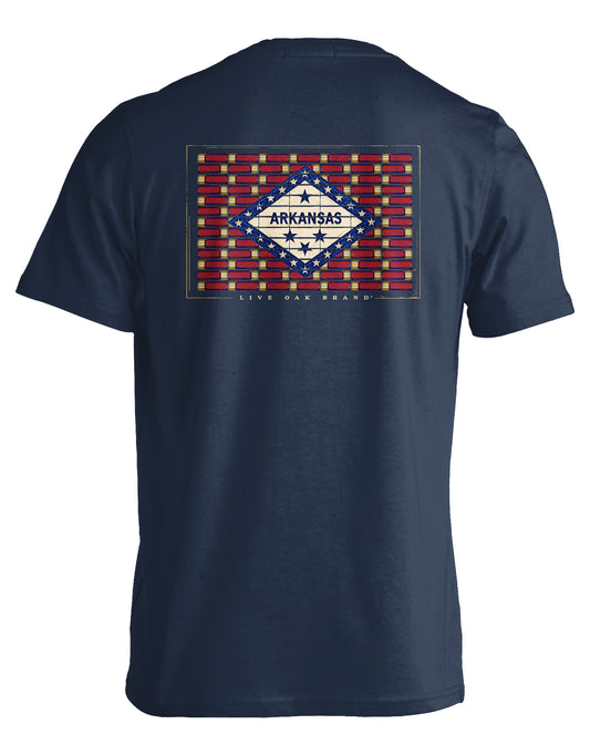 SHOTGUN SHELL FLAG, ARKANSAS