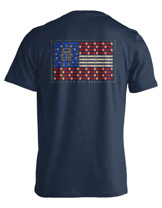 SHOTGUN SHELL FLAG, GEORGIA