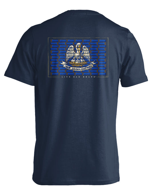 SHOTGUN SHELL FLAG, LOUISIANA