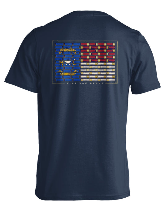 SHOTGUN SHELL FLAG, NORTH CAROLINA