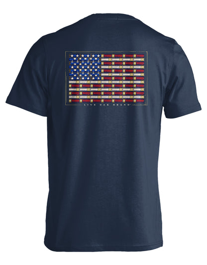 SHOTGUN SHELL FLAG, USA