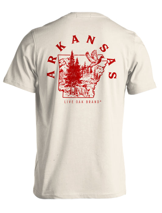 STATE OUTLINE, ARKANSAS (PRINTED TO ORDER)