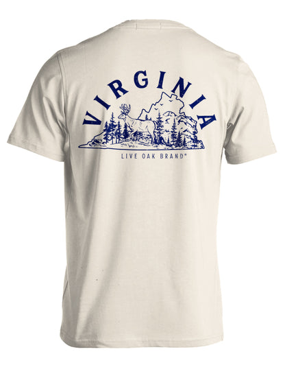 STATE OUTLINE, VIRGINIA (PRINTED TO ORDER)