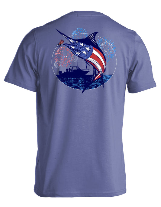 LIVE OAK BRAND USA MARLIN CHINA BLUE