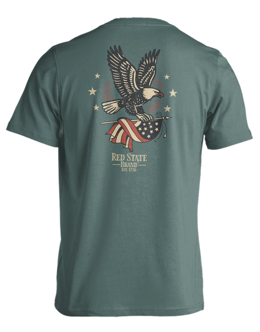 EAGLE AND FLAG