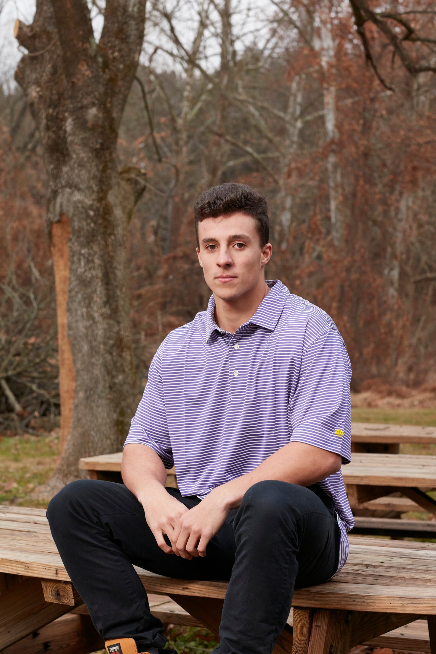 PURPLE PERFORMANCE POLO