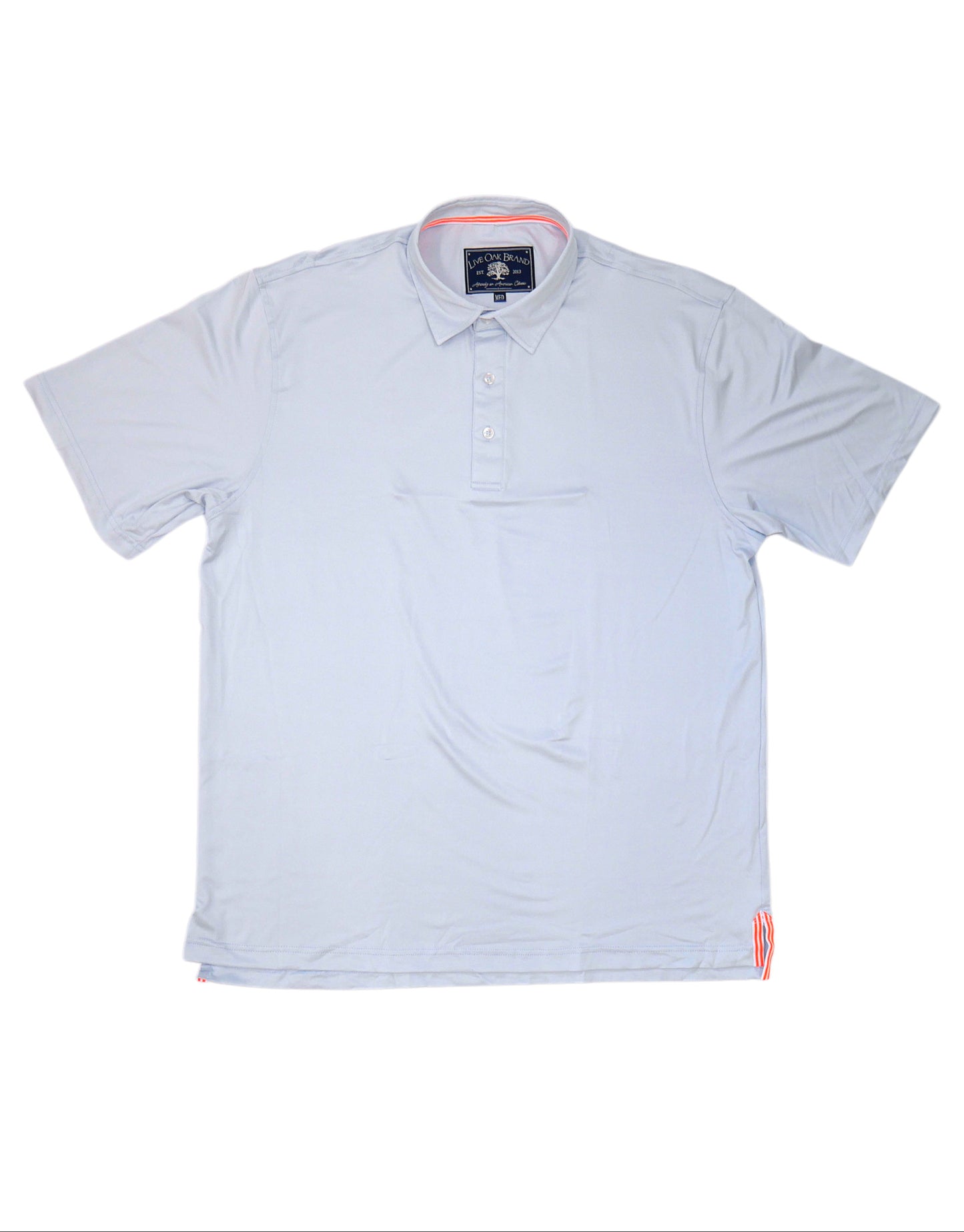 MEN'S SOLID PERFORMANCE POLO, GLACIER GREY