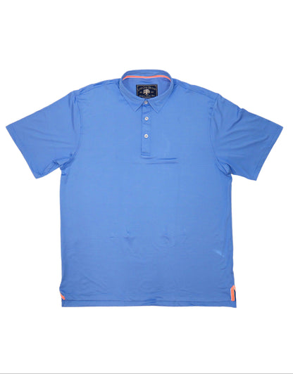 MEN'S SOLID PERFORMANCE POLO, CAROLINA BLUE