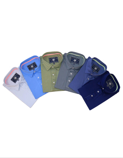 MEN'S SOLID SS PERFORMANCE POLO, SLATE
