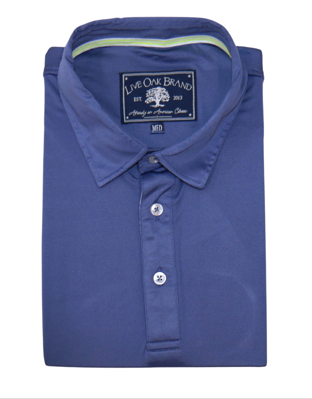 MEN'S SOLID PERFORMANCE POLO, NEWPORT BLUE