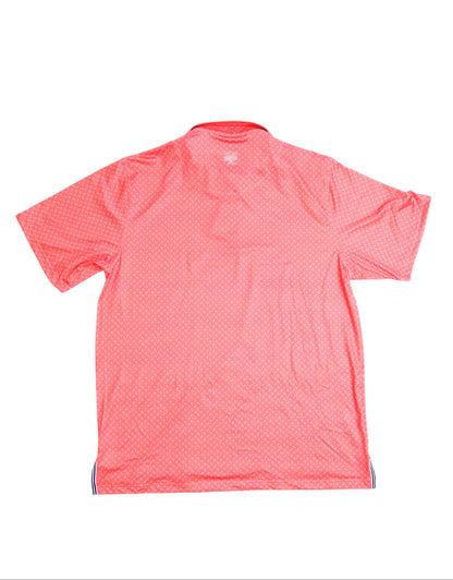 MEN'S PAISLEY SS PERFORMANCE POLO, CORAL