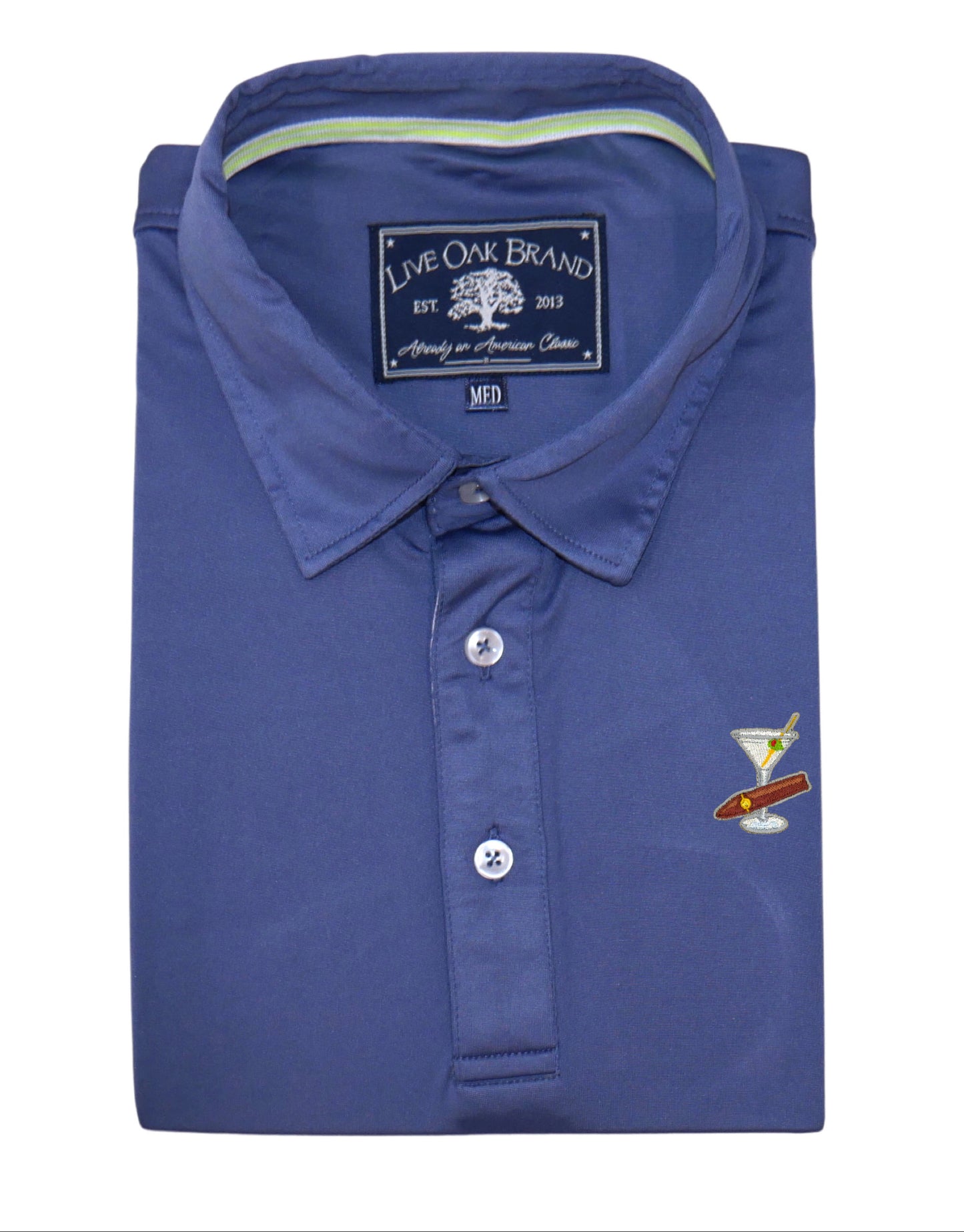 MARTINI PERFORMANCE POLO, NEWPORT BLUE