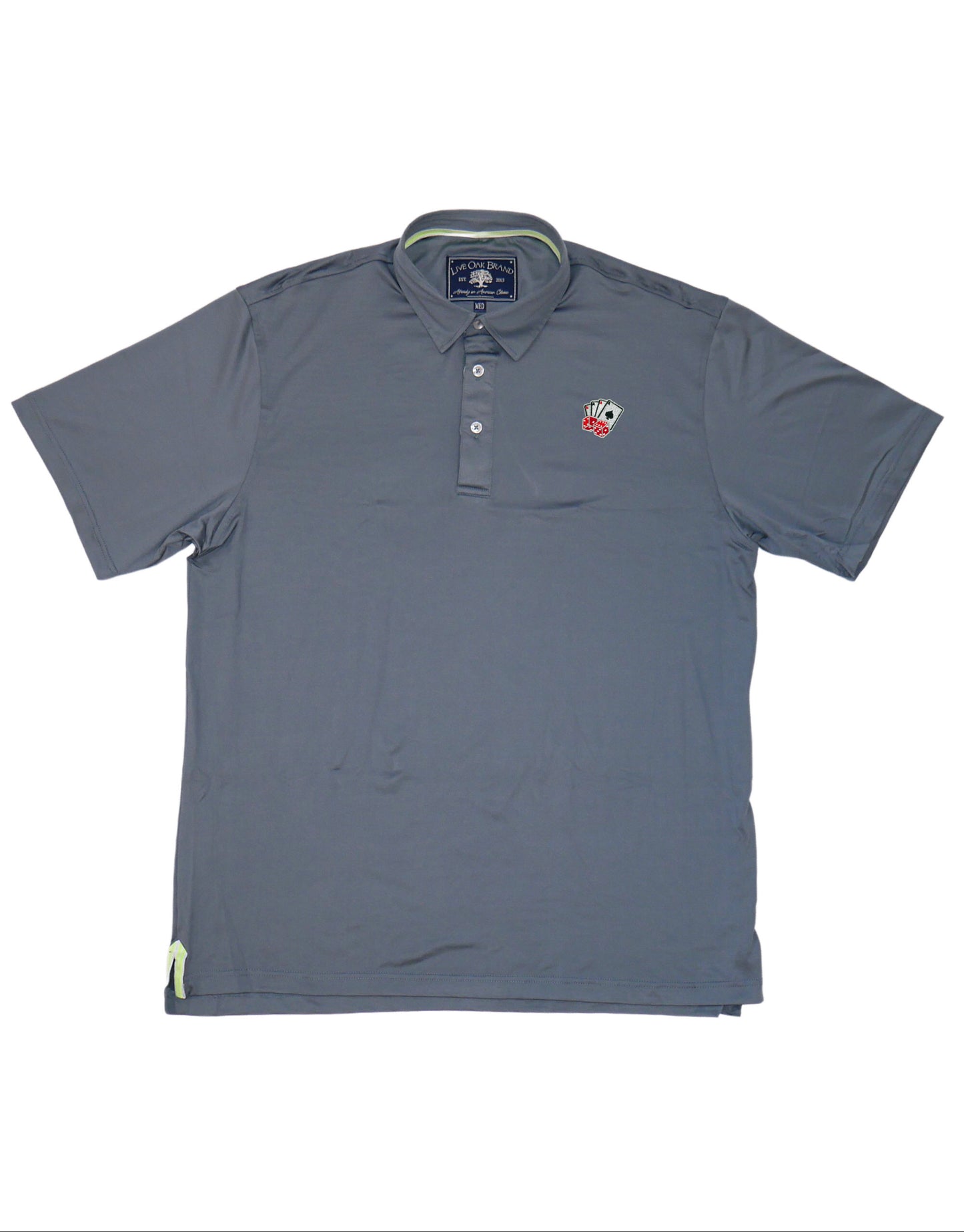 GAMBLING PERFORMANCE POLO, SLATE