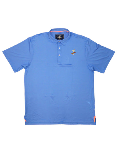 MARTINI PERFORMANCE POLO, CAROLINA BLUE