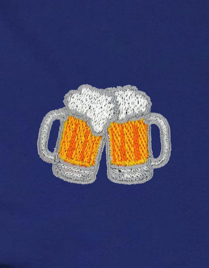 BEER MUGS PERFORMANCE POLO, TRUE NAVY