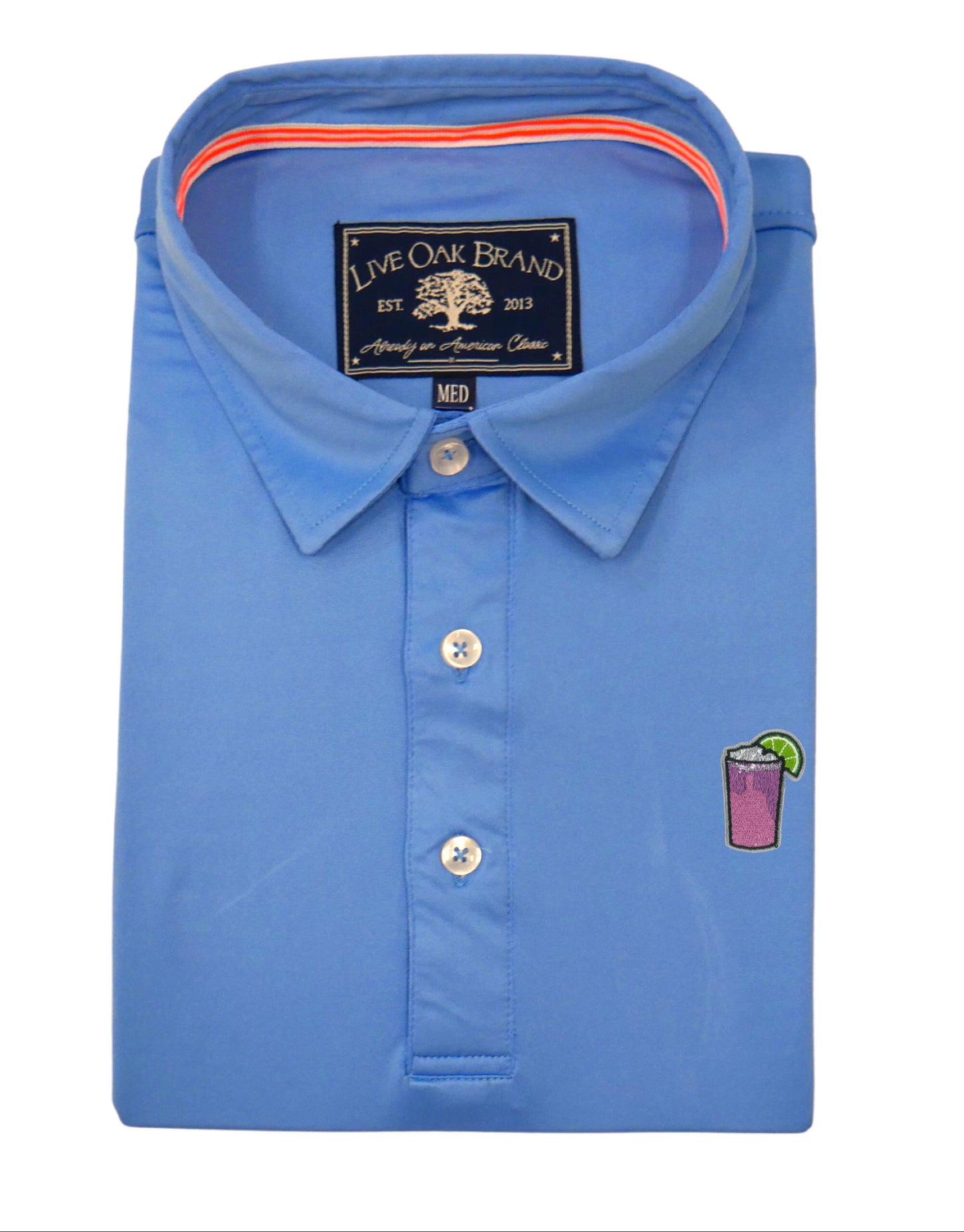 TRANSFUSION PERFORMANCE POLO, CAROLINA BLUE