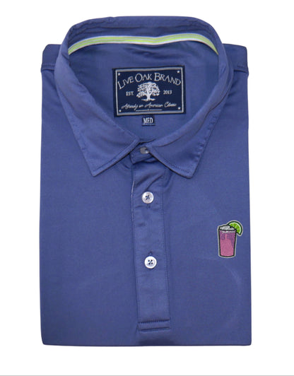 TRANSFUSION PERFORMANCE POLO, NEWPORT BLUE