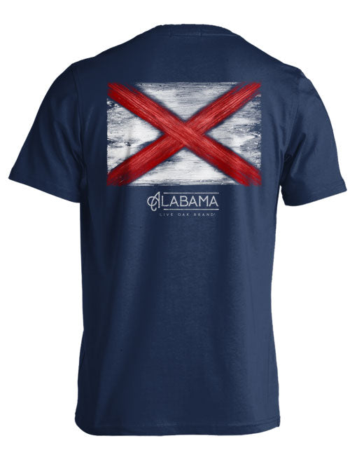 FADED FLAG, ALABAMA (PRINTED TO ORDER)