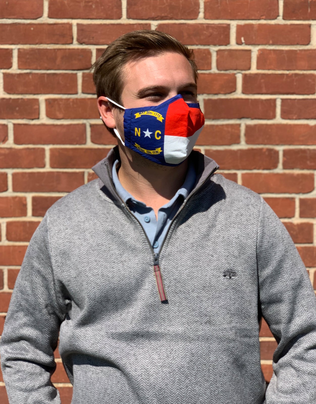 NORTH CAROLINA FLAG MASK